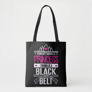 Karate Girls vergessen Prinzessin Seien Sie ein sc Tasche
