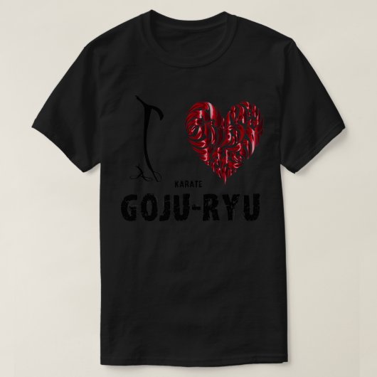 Karate goju ryu I Liebe T-Shirt (Design vorne)