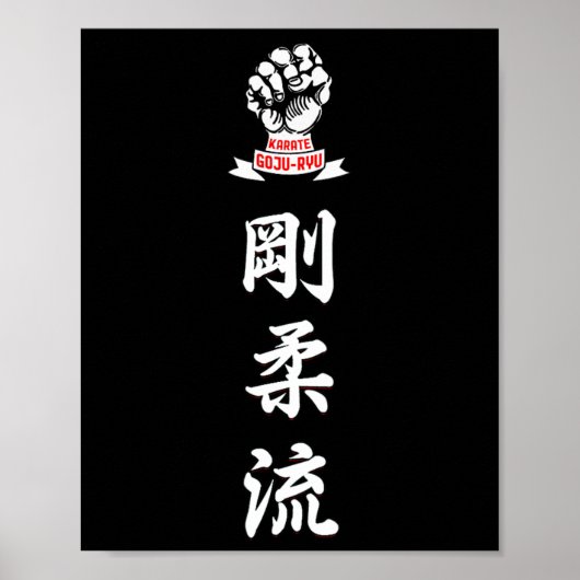 Karate Goju Ryu Poster (Vorne)