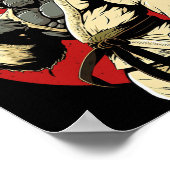 Karate Gorilla Karatek Poster (Ecke)