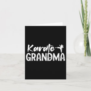 Karate Grandma Appreciation Karate Grandmutter Karte