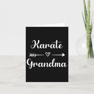 Karate Grandma Nana Karate Sport Lover Mütter Day Karte