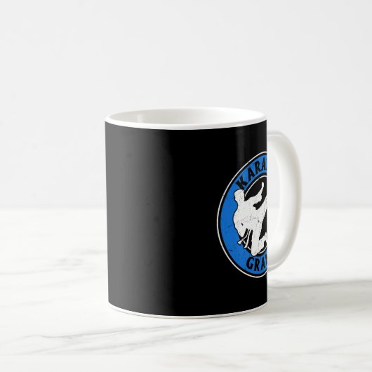 Karate Grandpa Karate Kämpfer Opa Karate Figh Kaffeetasse (VorderseiteRechts)