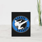 Karate Grandpa Karate Kämpfer Opa Karate Figh Karte (Vorderseite)