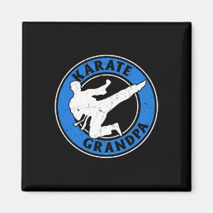 Karate Grandpa Karate Kämpfer Opa Karate Figh Magnet