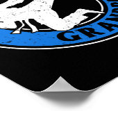 Karate Grandpa Karate Kämpfer Opa Karate Figh Poster (Ecke)