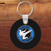 Karate Grandpa Karate Kämpfer Opa Karate Figh Schlüsselanhänger (Vorderseite)
