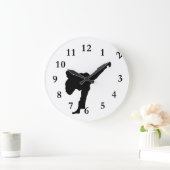 Karate Große Wanduhr (Zuhause)