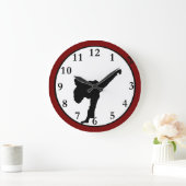Karate Große Wanduhr (Zuhause)