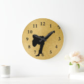 Karate Große Wanduhr (Zuhause)