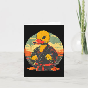 Karate-Gummiente Animal Mma Taekwondo Jiu-Jitsu Karte