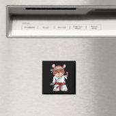 Karate Hamster Kickboxen Martial Arts Jiu Jitsu Fa Magnet (In Situ (Geschirrspüler))
