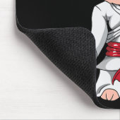 Karate Hamster Kickboxen Martial Arts Jiu Jitsu Fa Mousepad (Ecke)