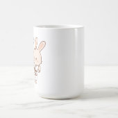 Karate-Hasen-Kaffeetasse Kaffeetasse (Mittel)