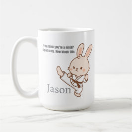 Karate-Hasen-Kaffeetasse Kaffeetasse
