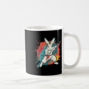 Karate-Hasen-Motiv Taekwondo Jiu-Jitsu MMA Süß Kaffeetasse