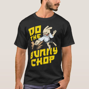 Karate-Hieb-Action-Hase-Wortspiel-Kampfsport-Kinde T-Shirt