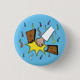 Karate-Hieb-Knopf Button