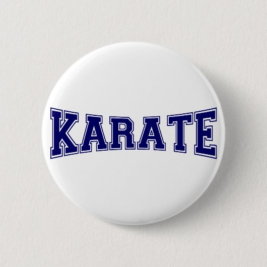 Karate-Hochschulart Button (Vorderseite)