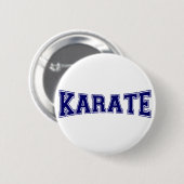Karate-Hochschulart Button (Vorne & Hinten)