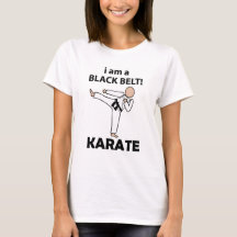Karate I bin ein schwarzer Gürtel Karate