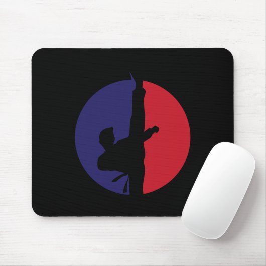 Karate Icon Mousepad (Mit Mouse)