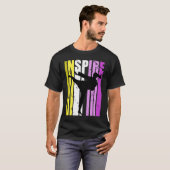 Karate Inspirierte Niedliche Farben Inspirationsmo T-Shirt (Vorne ganz)