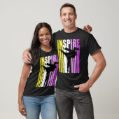 Karate Inspirierte Niedliche Farben Inspirationsmo T-Shirt (Unisex)
