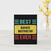 Karate Instructor 1 Karte (Gelbe Blume)