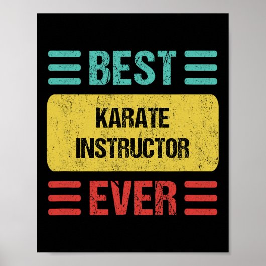 Karate Instructor 1 Poster (Vorne)
