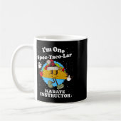 Karate Instructor Christmas Funny Taco Pun Quote Kaffeetasse (Links)