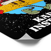 Karate Instructor Christmas Funny Taco Pun Quote Poster (Ecke)