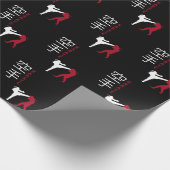 Karate Japanese Martial Arts Geschenkpapier (Ecke)