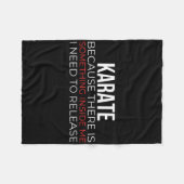 Karate Japanisch Martial Arts Shotokan Martial Art Fleecedecke (Vorderseite (Horizontal))