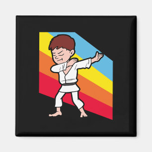 Karate Judo Jujutsu Taekwondo Kickboxen Dabbing D Magnet