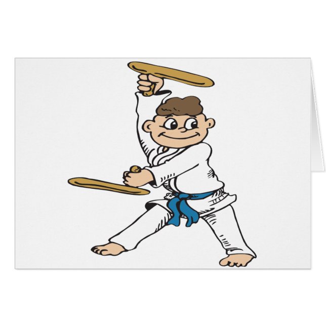 Karate-Junge (Vorderseite (Horizontal))