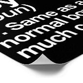 Karate-Junge Definition Lustige Kampfsportarten Poster (Ecke)