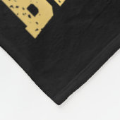 Karate-Junge mit schwarzem Gürtel Fleecedecke (Ecke)