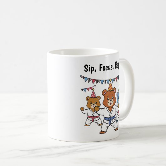 Karate Kaffeetasse (VorderseiteRechts)