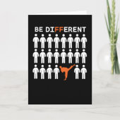 Karate Kämpfer sind anders! Karte (Vorderseite)