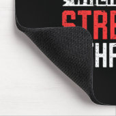 Karate Kämpfer, wo Stärke gedeiht Mousepad (Ecke)