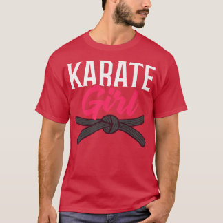 Karate-Kämpferin Schwarzgurt-Lektion Training B T-Shirt