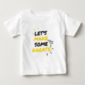 Karate-Kampfkunst Baby T-shirt (Vorderseite)