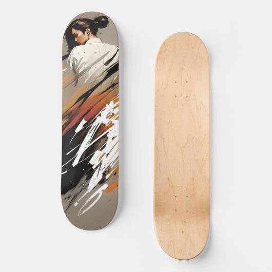 Karate, Kampfkunst, Judo Skateboard (Vorderseite)