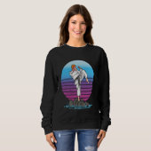 Karate-Kampfkunst kämpfen sportliche Selbstverteid Sweatshirt (Vorne ganz)