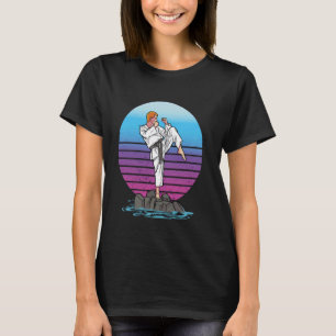 Karate-Kampfkunst kämpfen sportliche Selbstverteid T-Shirt