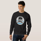 Karate Kampfsport Schwarzgurt Sweatshirt (Vorne ganz)