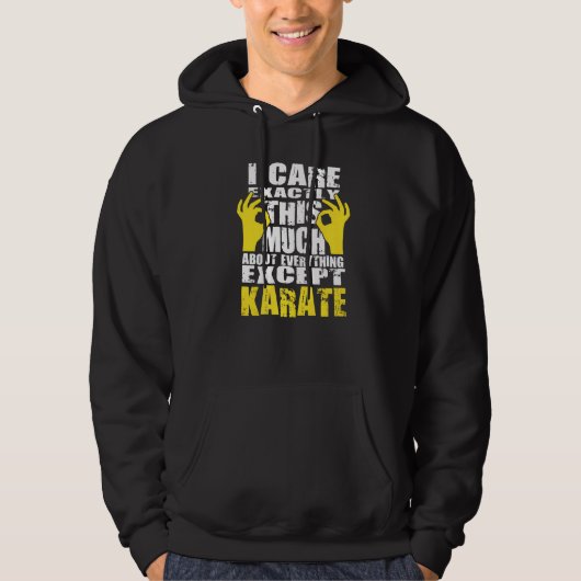 Karate Karate Design Hoodie (Vorderseite)