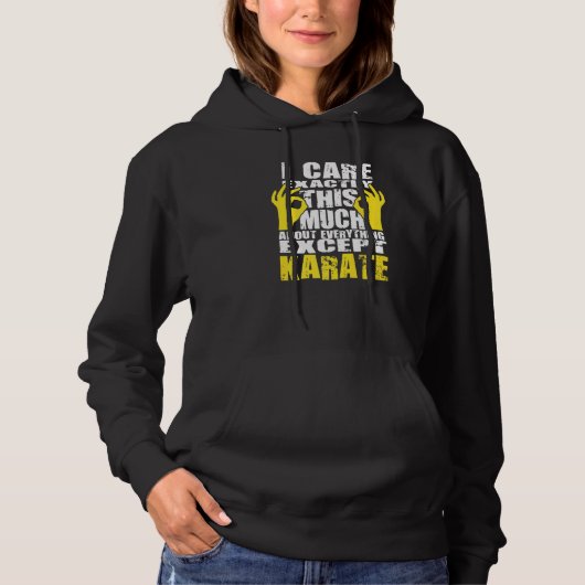 Karate Karate Design Hoodie (Vorderseite)