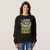 Karate Karate Design Sweatshirt (Vorne ganz)